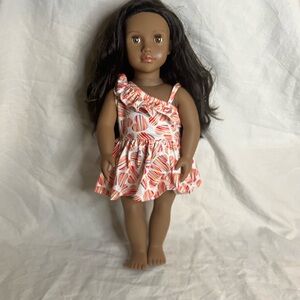 Colorful Heart Dress for 18in Dolls.